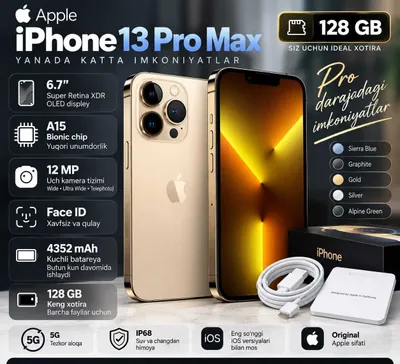 iphone 13 pro max 128 gb