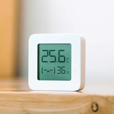 Датчик Xiaomi Mi Temperature & Humidity 2 LYWSD03MMC — белый