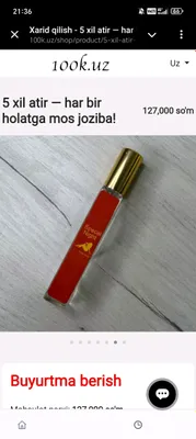 5 xil atir — har bir holatga mos joziba! 1