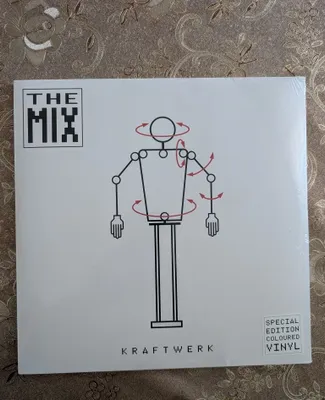 Limited Edition color vinyl Kraftwerk The Mix оригинал пластинка 1