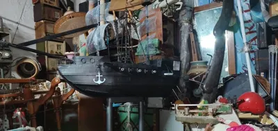 Yelkanli kema ko‘rinishidagi mangal 1