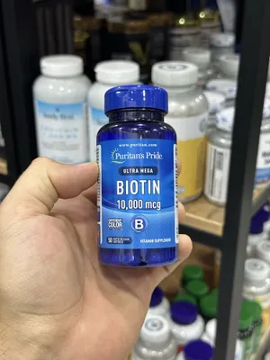 Now Puritan's Pride Biotin 10,000 mcg 100 капсул 1