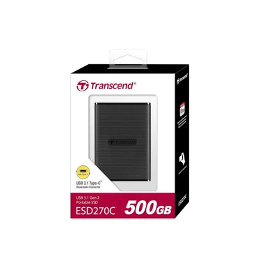 ; Накопитель внешний SSD TRANSCEND ESD270C /500GB 1