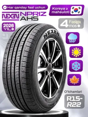 NEXEN NPRIZ AH5 — всесезонные шины 1