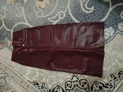 Кожаная юбка