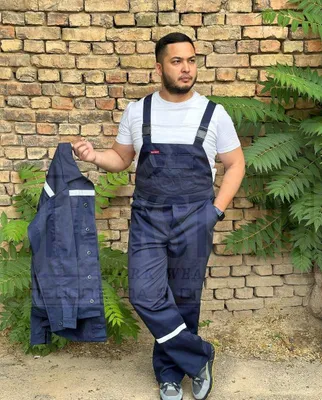 Ishchilar, quruvchilar va servis ishlari uchun kombinezonli maxsus kiyim 1