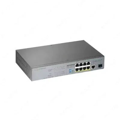 PoE+ Zyxel GS1300-10HP kommutatori, 8 port
