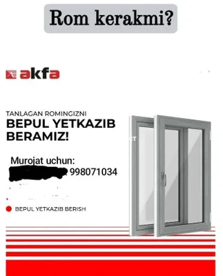Derazalar, eshiklar, vitrajlar "Akfa", Engellberg, Imzo. 1