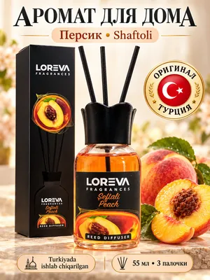 Uy uchun Loreva «Shaftoli» aromadiffuzori, 55 ml 1