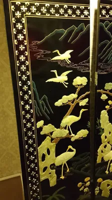 Продам ширму с стиле Шинуазри 1