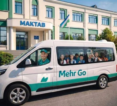 Отвозка в школу и обратно (перевозка детей), есть женщина-таксист 1