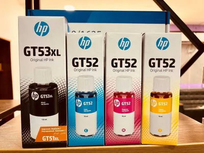 Original HP Deskjet GT53 GT52 GT51 siyohlari 1