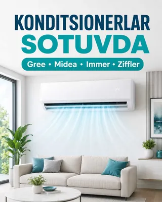 Продаются кондиционеры Gree, Midea, Immer и Ziffler 1