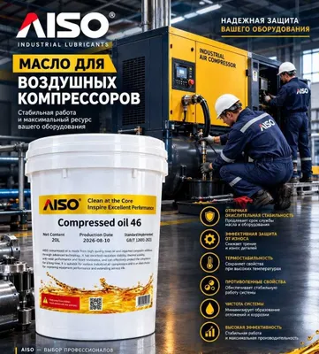 Компрессорное масло для винтовых AISO Compressor Oil 46 1
