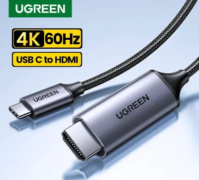 UGREEN Кабель 4K/60Hz 2K/120HZ 18Gbps USB-C to HDMI 1