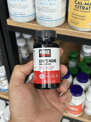 Force Factor Lion's Mane 500 mg 60 капсул 1