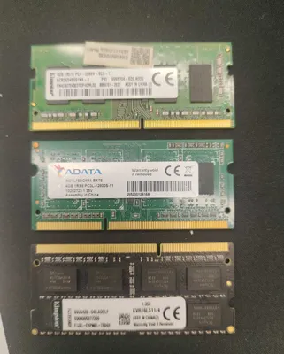 Noutbuk uchun 4 GB tezkor xotira: Kingston va ADATA DDR4 hamda DDR3L