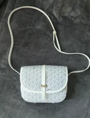 Goyard White Mens Bag | Белая мужская сумка Goyard 1