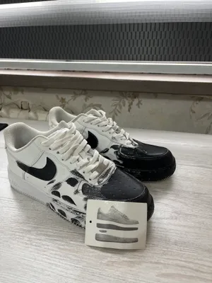 nike air force 1 black white 1