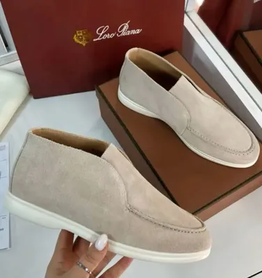 Замшевые ботинки Loro Piana. 1