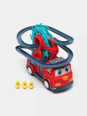 Fire rail car duck — детская игрушка 1