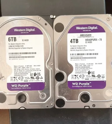 HDD western digital 4Tb 6Tb