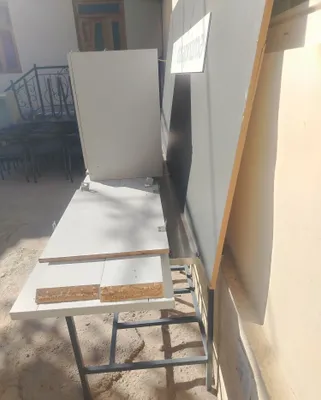 Два стола из нержавейки 1