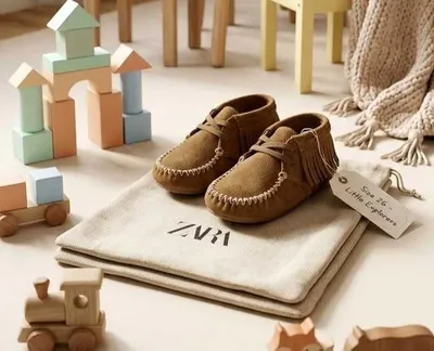 Детская обувь - мокасины "Zara" размер 26 1