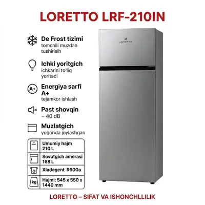 Loretto LRF-S210IN muzlatgichi