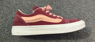Кеды Vnas Old Skool, бордовые мужские & женские 1