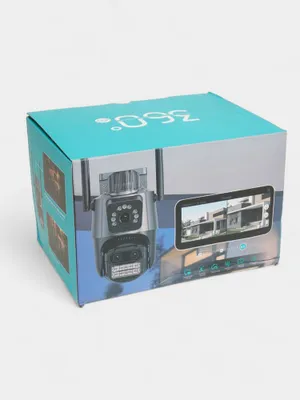 Wi-Fi Smart Kamera 8x Zoom / Ikki linzali / Tungi ko'rish (Yangi) 1