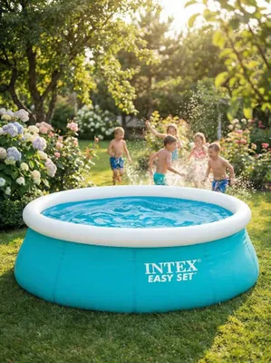 Складной бассейн Intex 183x51 см — идеальный выбор для летнего отдыха