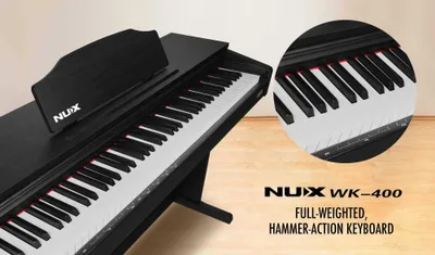Цифровое пианино NUX WK 400 + стул 1
