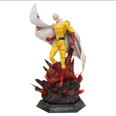 One Punch Man animesidan Saitama figurkasi, 45 sm / Saitama / haykalcha 1