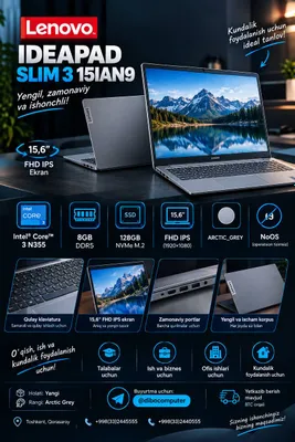 LENOVO IDEAPAD SLIM 3 15IAN9