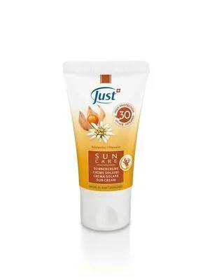 Мягкий натуральный солнцезащитный крем SPF 30 Швейцария JUST ЮСТ