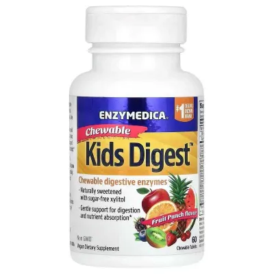 Enzymedica Kids Digest — bolalar uchun chaynaydigan fermentlar 1