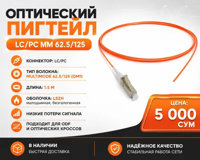 Optik pigtail LC/PC MM 62.5/125
