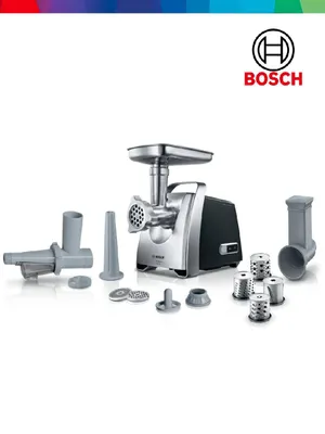 Мясорубка ProPower 2200 W чёрный/хром Bosch MFW68660