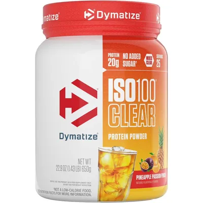 Протеин Dymatize ISO 100 Clear 20 г Protein Powder, Америка, 650 г 1