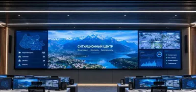 Ситуационный/диспетчерский центр Лед экран P1.2 P1.86 P2 P2.5 1