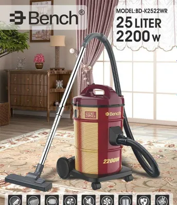 Bench 25 litrli xo‘jalik changyutgichi, uy, hovli va avtomobil uchun!