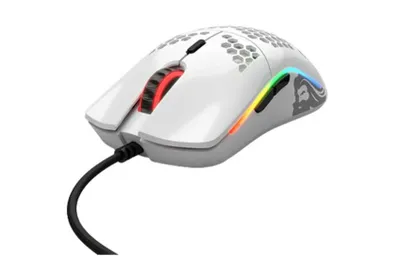 ^ Glorious Model O Minus kompyuter sichqonchasi - Glossy White 1