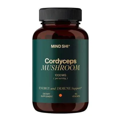 Кордицепс 1000мг 60 капс Mind Shi Organic Cordyceps Extract 1