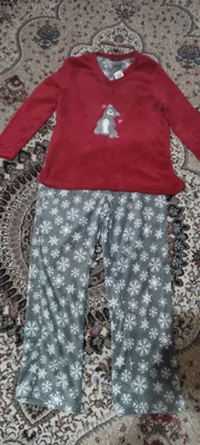 ayollar pijamasi, yumshoq va issiq mato 1