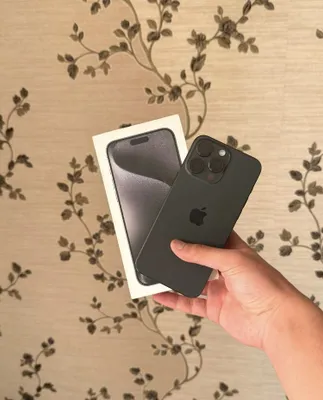 iPhone 15 Pro Max, чёрный, идеальное состояние 1