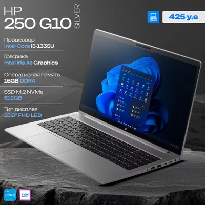 HP 250 G10 SILVER noutbuki
