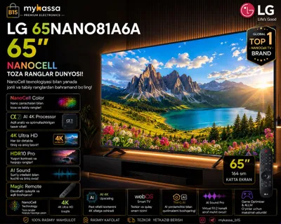 LG 65NANO81A6A / Dastavka / new