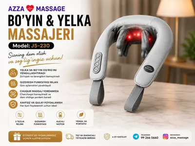 bo'yin va yelka og'riqlariga AZZA MASSAGE dan yechim... 1