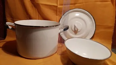 эмаль кастрюля миска 1